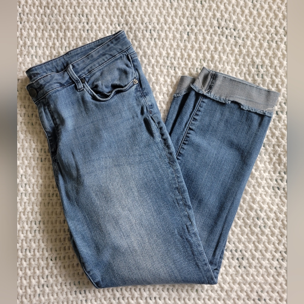 Kut from the Kloth Indigo Boyfriend Jeans - Picture 3 of 12